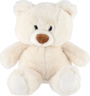 Pluszowy miś do siedzenia 35 cm biały