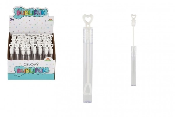 Mini bąbelki 5 ml żelowe białe ślubne 10,5cm