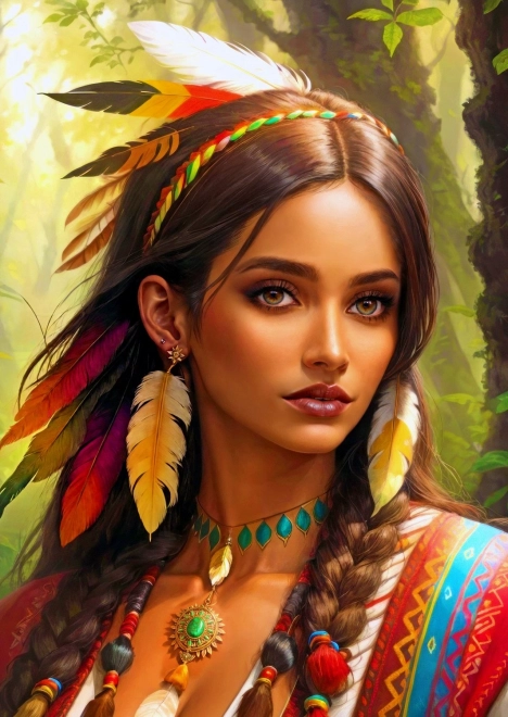 ENJOY puzzle Indianka 1000 elementów