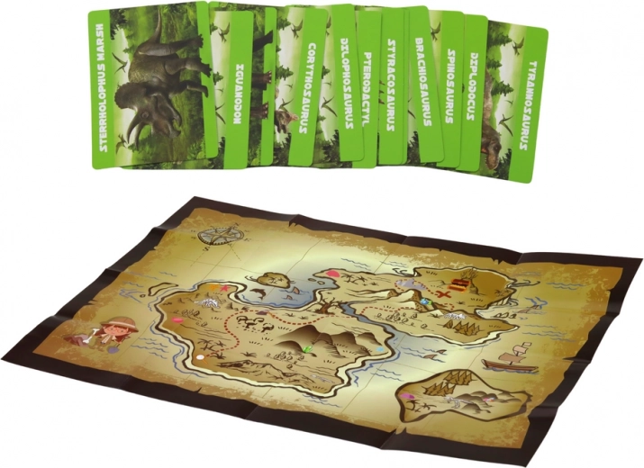 Karty edukacyjne i mapa