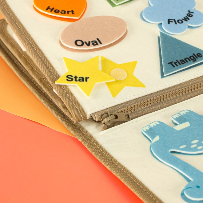 Montessori sensoryczna walizka z dinozaurami