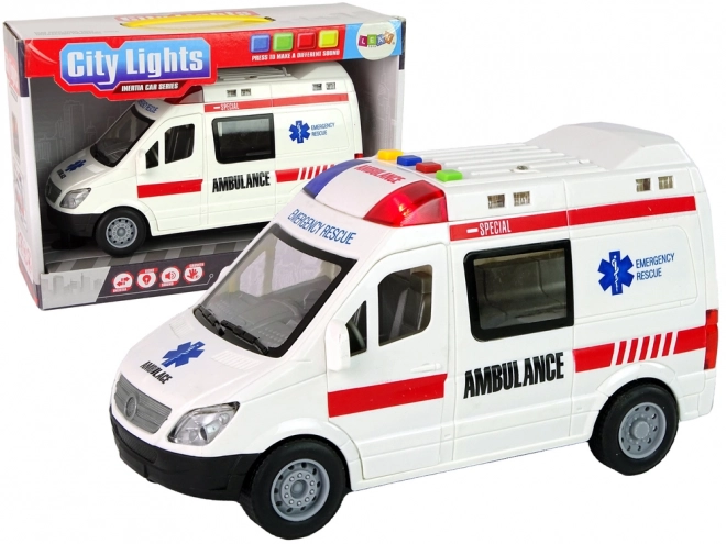 Ambulans Światła Dźwięki Dźwięki Napęd tarcia