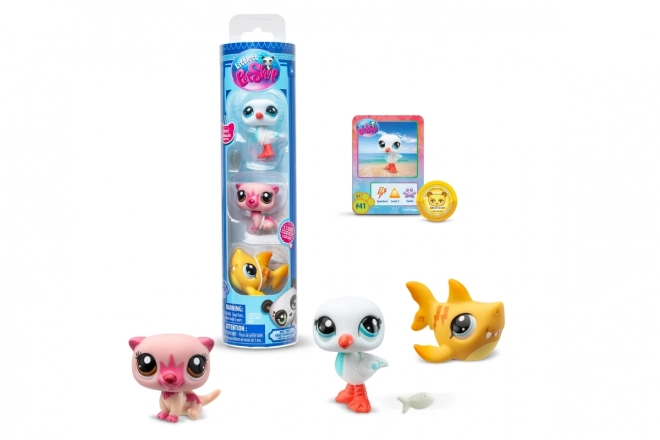 Littlest Pet Shop figurki 3 sztuki
