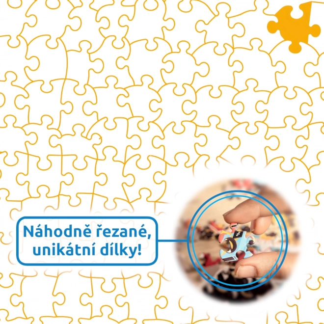 Puzzle Brain Tree Różowo położone