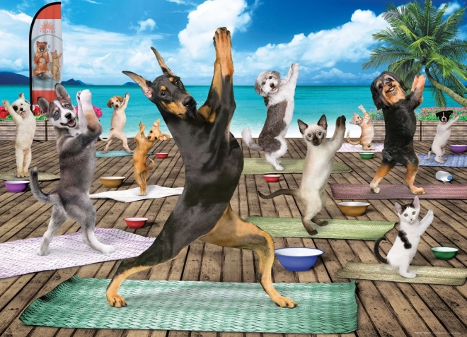 Puzzle Joga w spa XL 500 elementów