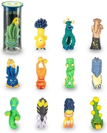 Silikonowy kosmiczny potworek w tubie 7–9 cm, mix wzorów