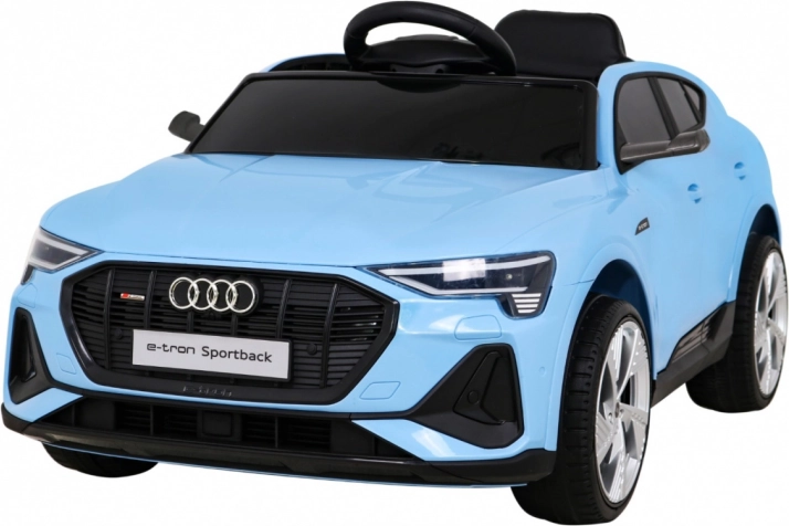 Elektryczny samochodzik Audi e-tron Sportback dla dzieci z napędem 4x4 i pilotem – Niebieski