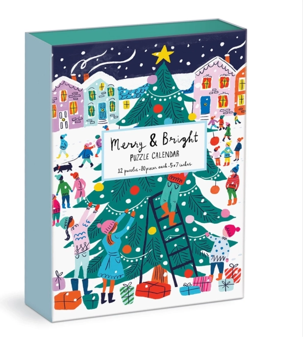 Kalendarz adwentowy Merry & Bright Puzzle