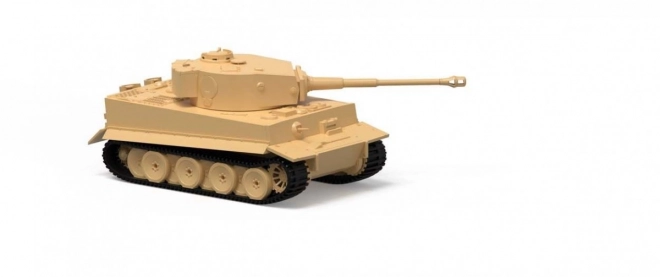 Plastikowy model Tiger I w małym zestawie