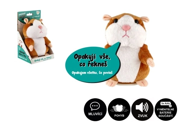 Mówiący pluszowy chomik Mireczek