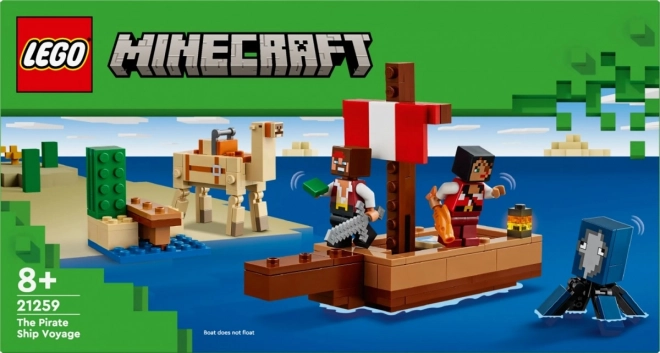 LEGO Minecraft 21259 Rejs okrętem pirackim