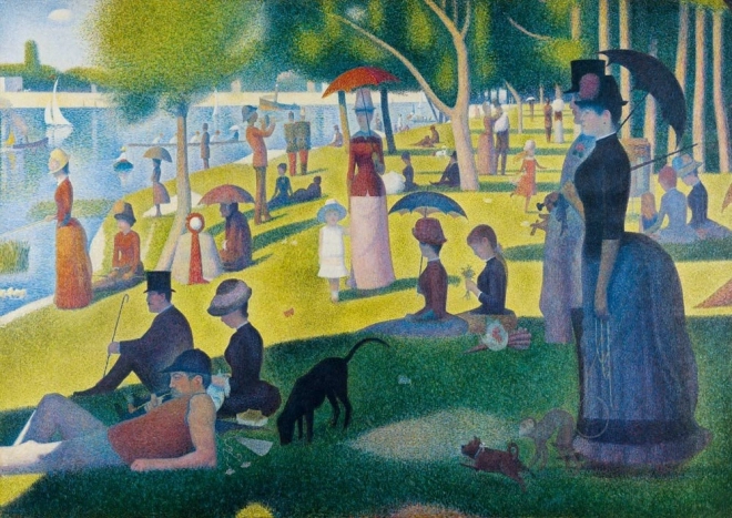 Puzzle Niedzielne popołudnie na wyspie La Grande Jatte 1000 elementów