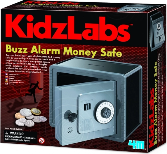 KidzLabs Sejf z brzęczykiem i zamkiem szyfrowym