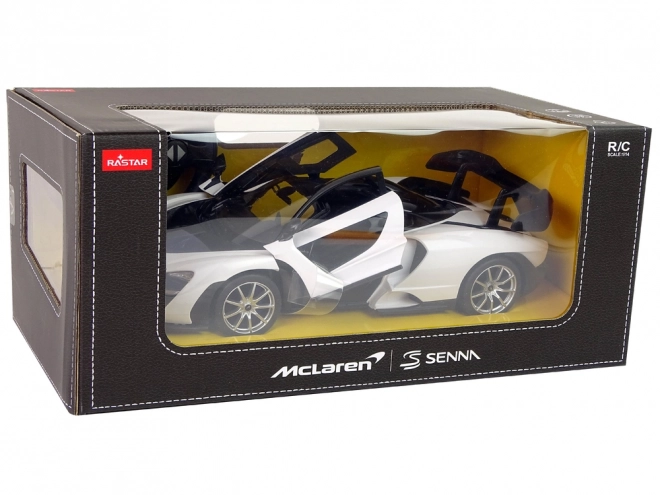 Auto R/C McLaren Senna Rastar 1:14 biały z pilotem do sterowania