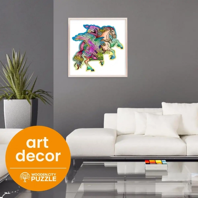 Drewniane puzzle Koń i Orzeł 250 elementów