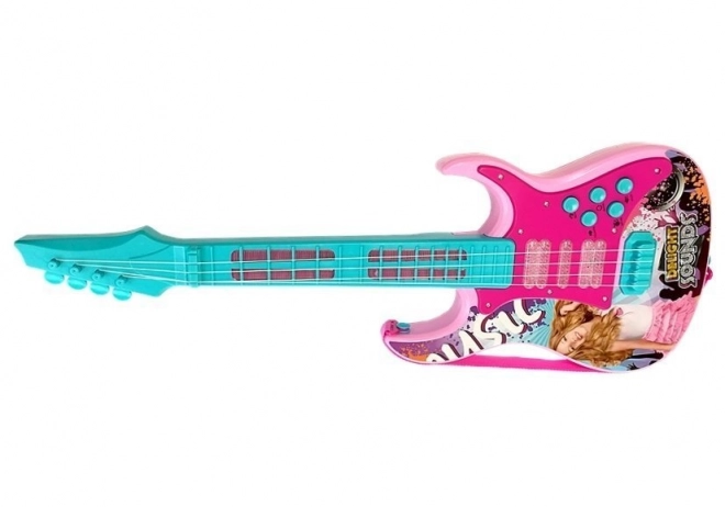 Gitara z mikrofonem Zestaw karaoke