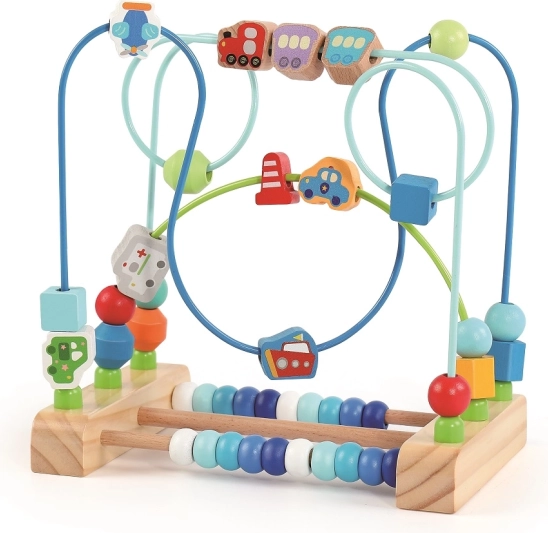 Drewniany labirynt Transport 2Kids Toys
