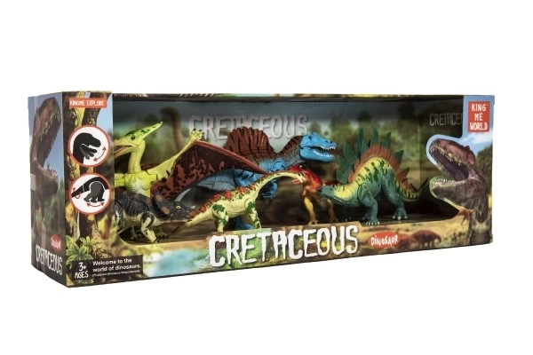 Zestaw Ruchomych Dinozaurów 6 szt.