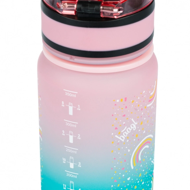 BAAGL Butelka Tritanowa Gradient Tęcza 350 ml