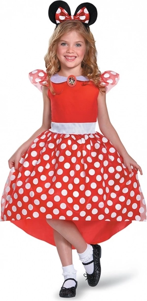 Dziecięcy kostium MINNIE dla dzieci 7–8 lat