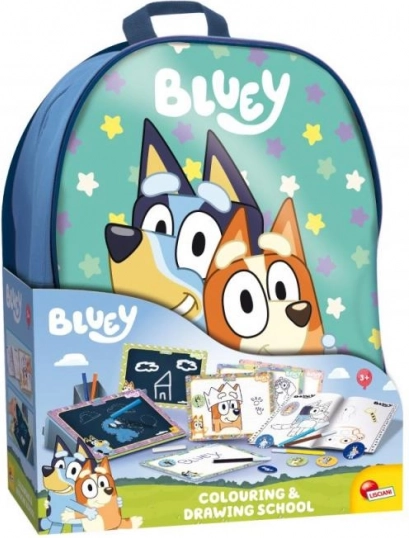 Bluey szkoła rysowania w plecaku