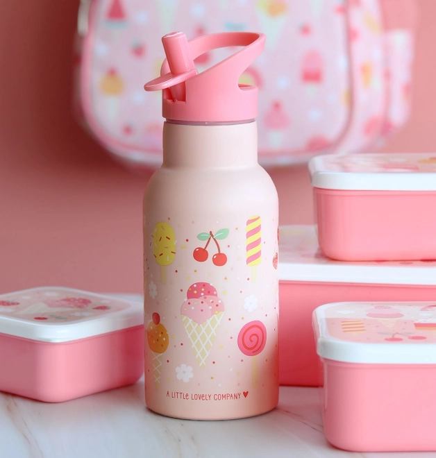 A Little Lovely Company Butelka na napoje ze stali nierdzewnej 500 ml