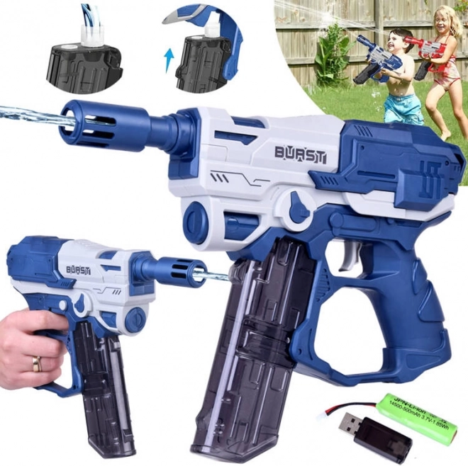 Elektryczna pistolet na wodę z dużym zasięgiem