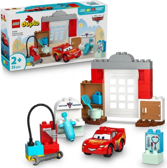 Lego Duplo Disney i Pixar Auta – wizyta Zygzaka McQueena w warsztacie Złomka