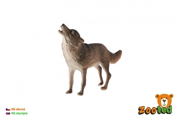 Zwykły wilk zooted plastik 10cm w woreczku
