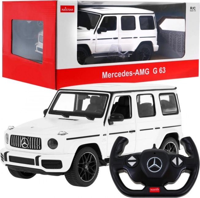 Rastar zdalnie sterowany samochód 1:14 Mercedes‑AMG G 63 – Biały