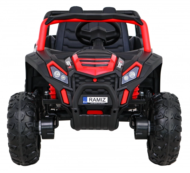 Buggy UTV 2000M samochód wyścigowy z baterią + dźwięki MP3, światła + pilot + start wolny – Červené