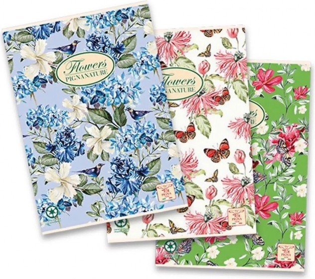 Zeszyt szkolny A4 Flowers, w kratkę, 40 kartek