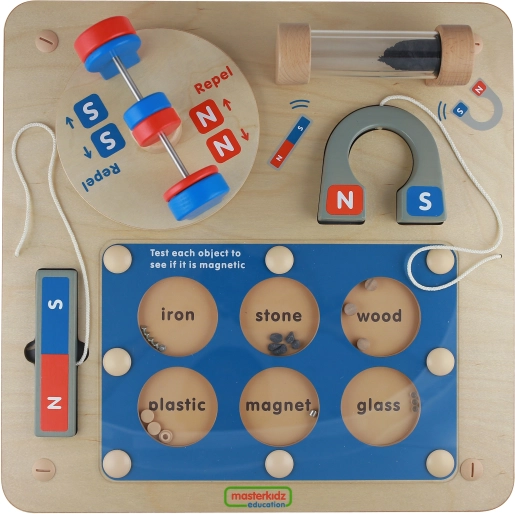 Naukowa ścienna magnetyczna tablica MASTERKIDZ – panel Montessori