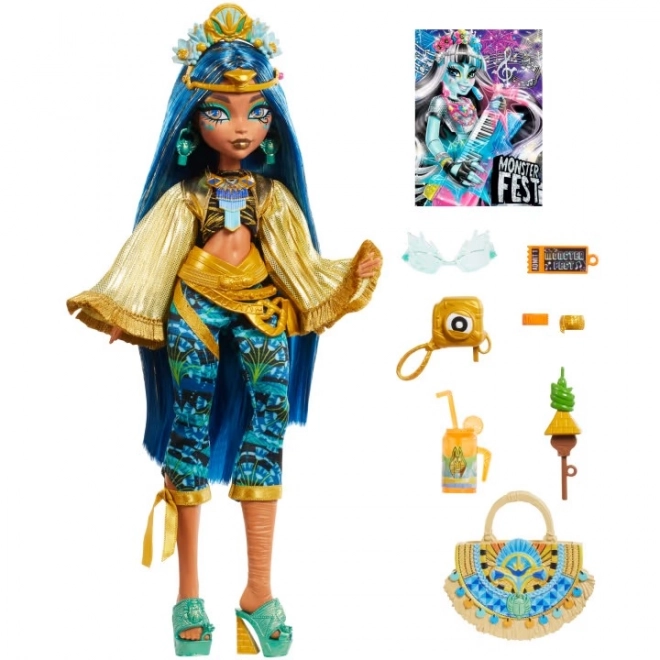 Barbie Monster fest lalka - cleo HXH81