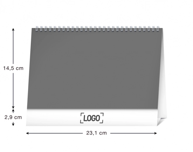 NOTIQUE Stolowy Kalendarz grzybiarski 2025, 23,1 x 14,5 cm