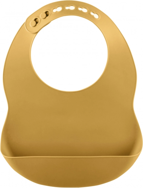 Silikonowy śliniak, Mustard Yellow