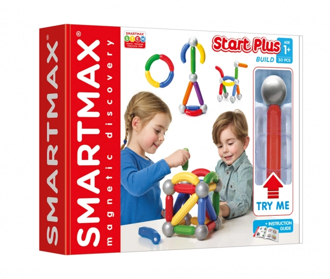 Magnetyczna konstrukcja SmartMax Start Plus - 30 części