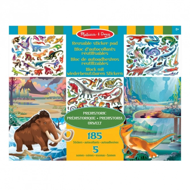 Melissa & Doug prehistoryczna zestaw naklejek wielokrotnego użytku