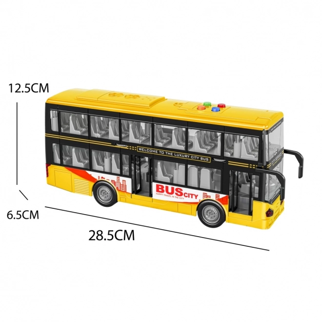 Realistyczny autobus z światłami i dźwiękami