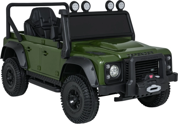 Dziecięcy elektryczny samochodzik LAND ROVER Defender 110 SVX Concept – Zielony