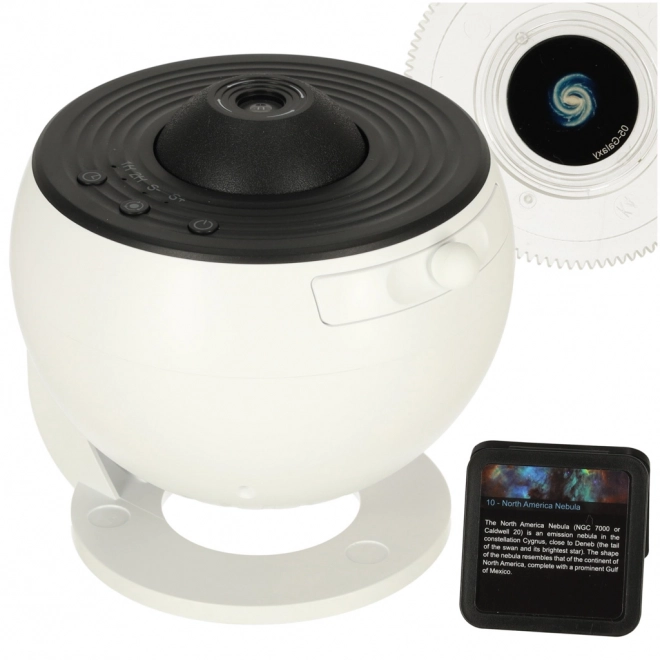 Gwiezdny projektor USB LED planetarium 12 dysków