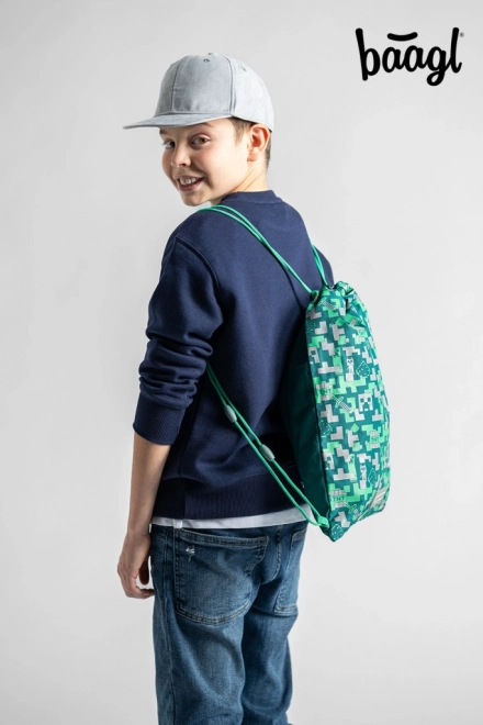 Minecraft 2 zestaw z motywem Srebrny Creeper