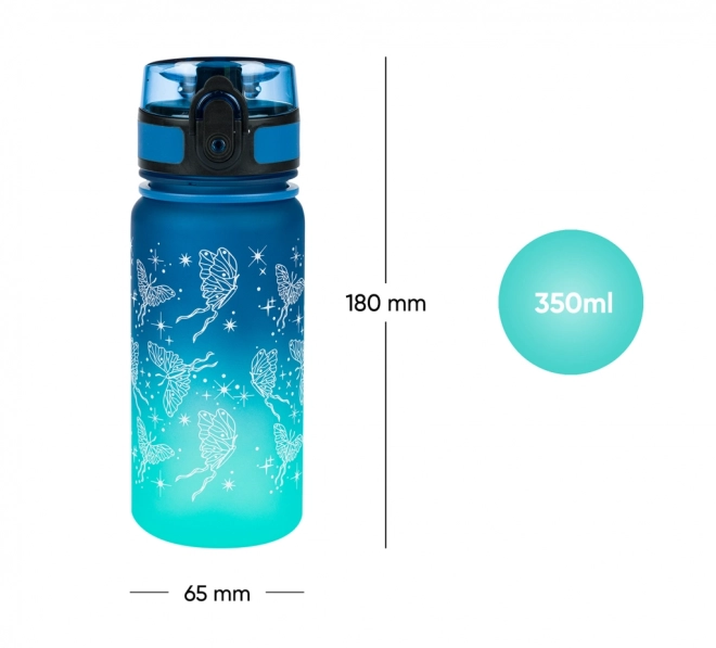 BAAGL Tritanowa butelka na napoje Gradient Motyl 350 ml