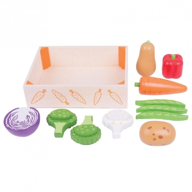 Pudełko z Warzywami Bigjigs Toys