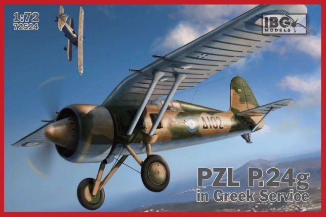 Model plastikowy PZL P.24g w służbie greckiego lotnictwa