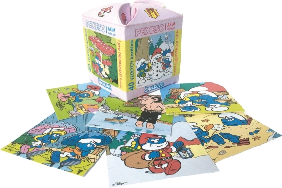 Pexeso Smerfy Maxi - papierowa gra towarzyska
