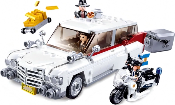 Sluban ModelBricks Amerykański wóz dla rabusiów