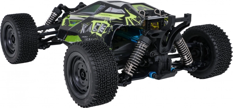 Duże gumowe opony z wysoką trakcją