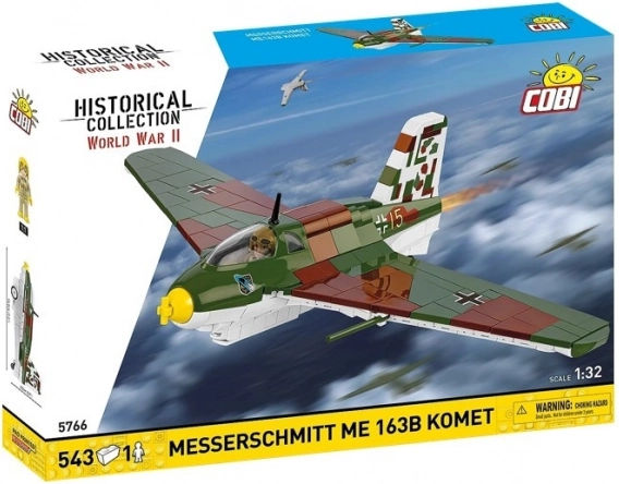 Klocki samolotu Messerschmitt Me 163B Komet od COBI (543 elementy)
