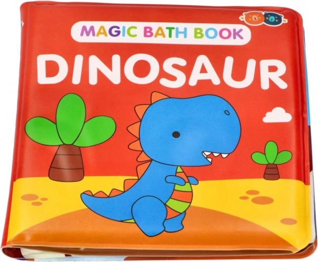 Magiczna kolorowa książeczka do kąpieli z dinozaurami